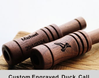 Duck Call, Custom Engraved Duck call, wood duck call, anniversary, duck call, name, duck call, gifts, personalized, hunter gifts, men gifts