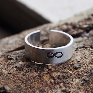 Custom Engraved rings, Stamped Ring, Gift, Anniversary, Birthday, Memorial, Girlfriend, Best Friend, Sister, Word wrap, Personal bff gifts