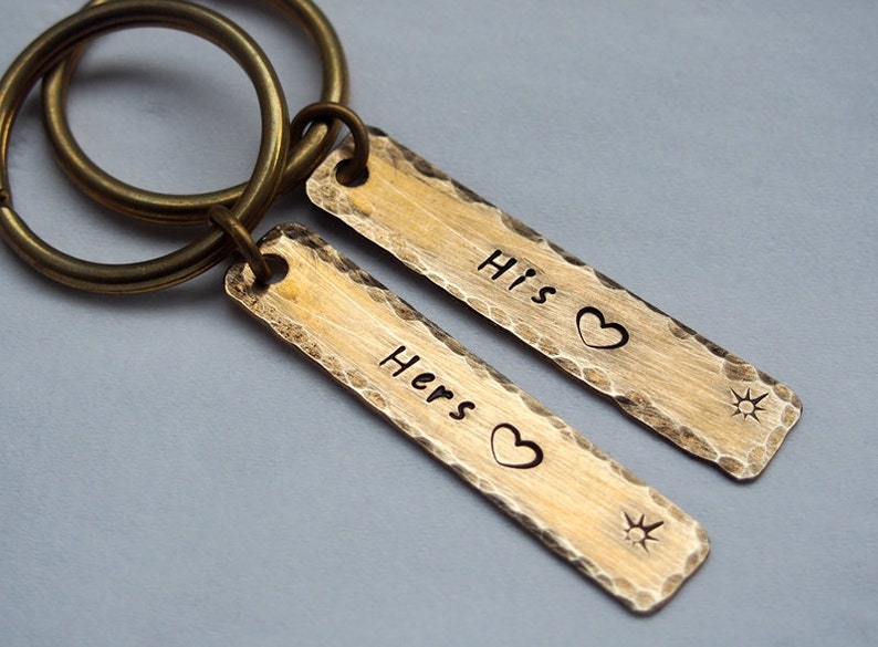 Boyfriend Keyring Boyfriend Girlfriend Keychain His Hers Etsy