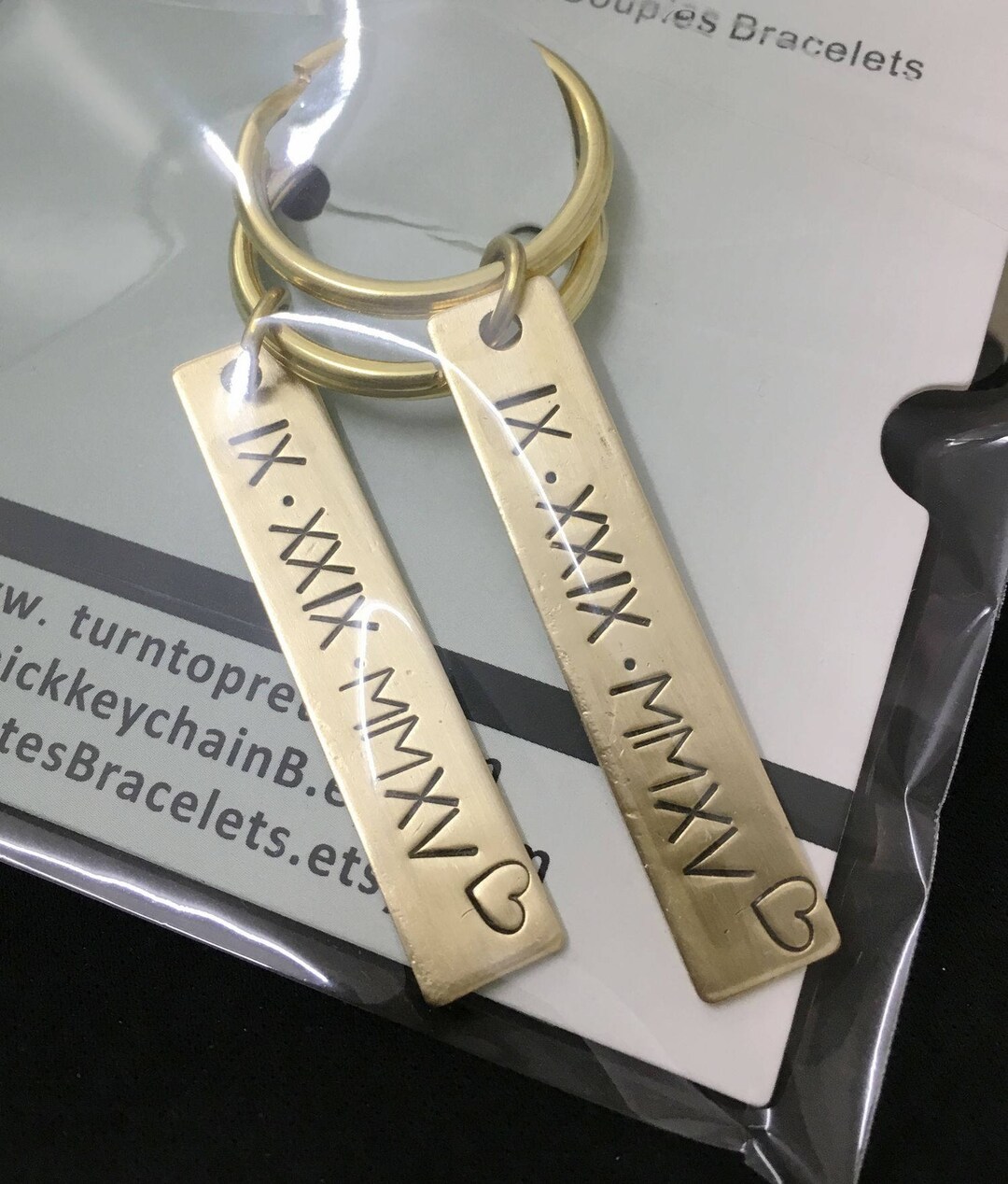 Personalized Keychain Custom Roman Numeral Metal Keyrings Etsy Hong Kong