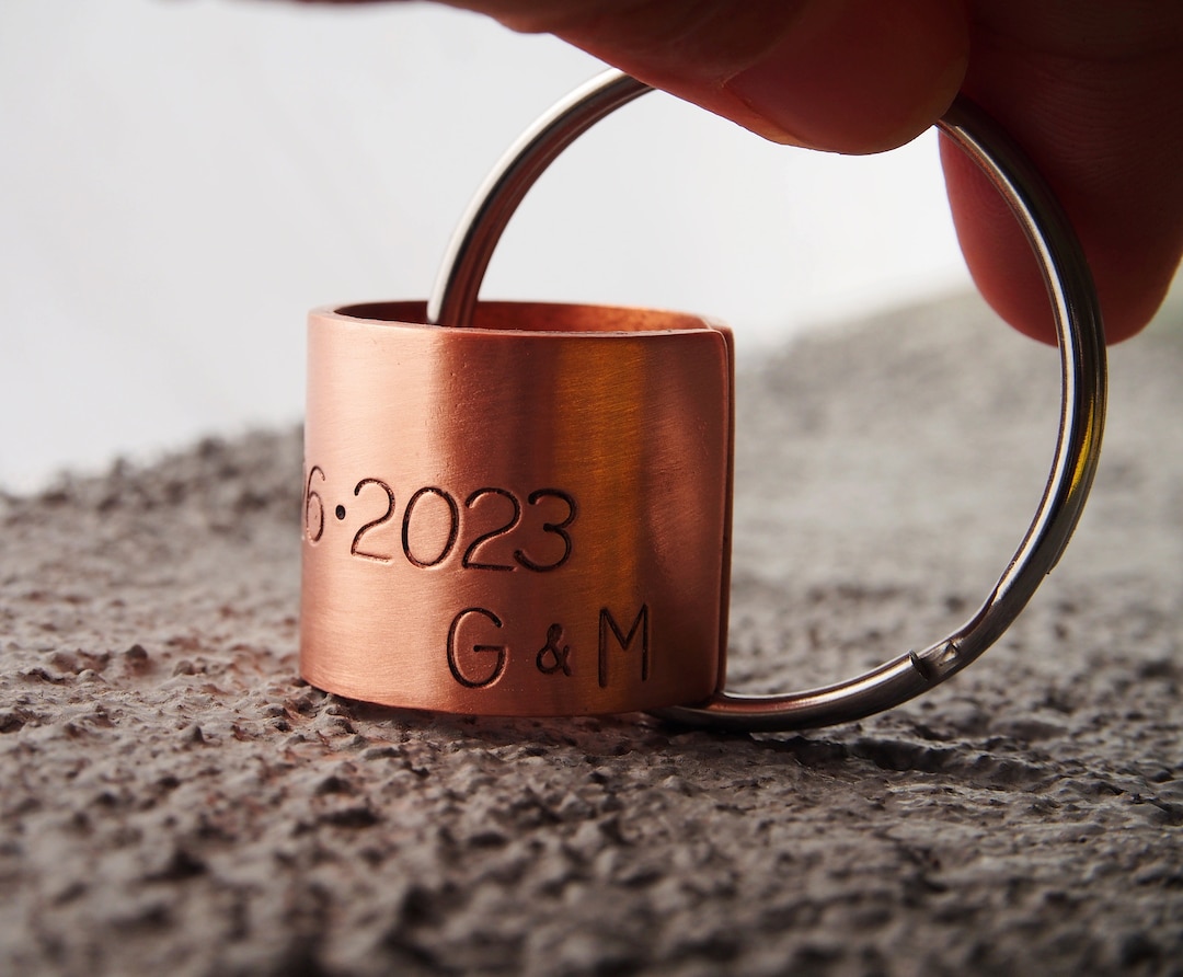 Personalized Duck Hunting Gifts, Mens Duck Bands Keychain, Duck Bands