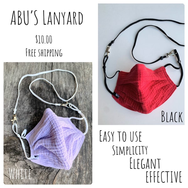 Face Mask Lanyard Etsy
