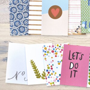 16 Journaling Cards Pocket Letter Smash Cards Planner Journal Scrapbook immagine 2