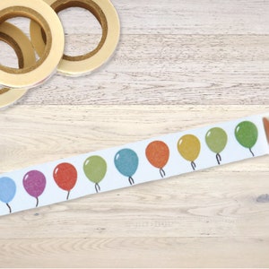 Masking Tape Washi Tape Deco Tape Luftballons Scrapbooking Journaling Bild 1