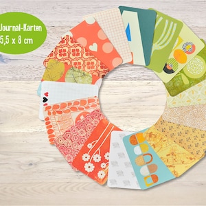 18 Journalkarten 5,5 X 8 Journaling Smashcards Setcards Pocket Letter Scrapbooking