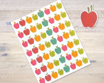 56 autocollant en papier de pommes Planner Journal autocollant