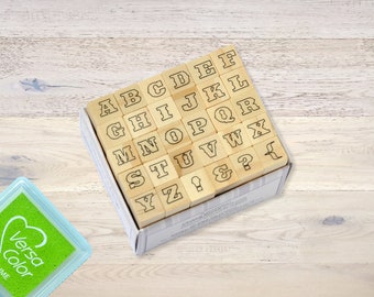 Mini Stempel Set "Alphabet" 30 Teile