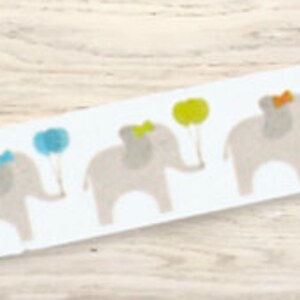 Masking Tape Washi Tape Deco Tape Scrapbooking Journaling Elefant Luftballon Bild 2