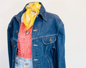 Veste en denim Lee vintage lee jean femme veste en denim vintage veste jean femme veste femme taille L veste en denim homme M veste en denim