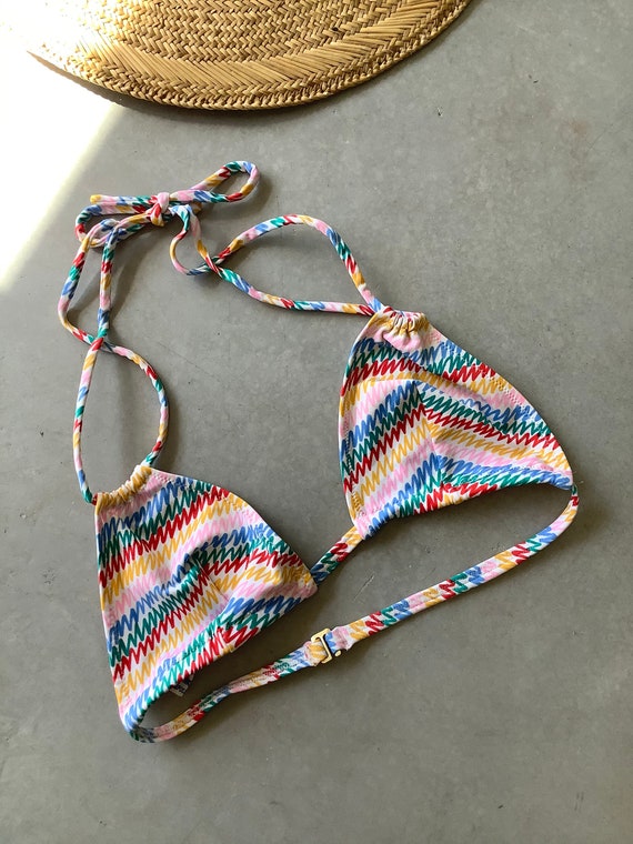 Retro bikini top 70s bikini top retro French bikin