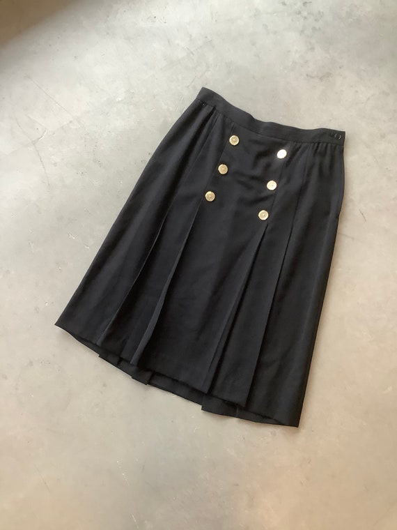 Valentino wool skirt Valentino Black wool skirt Va