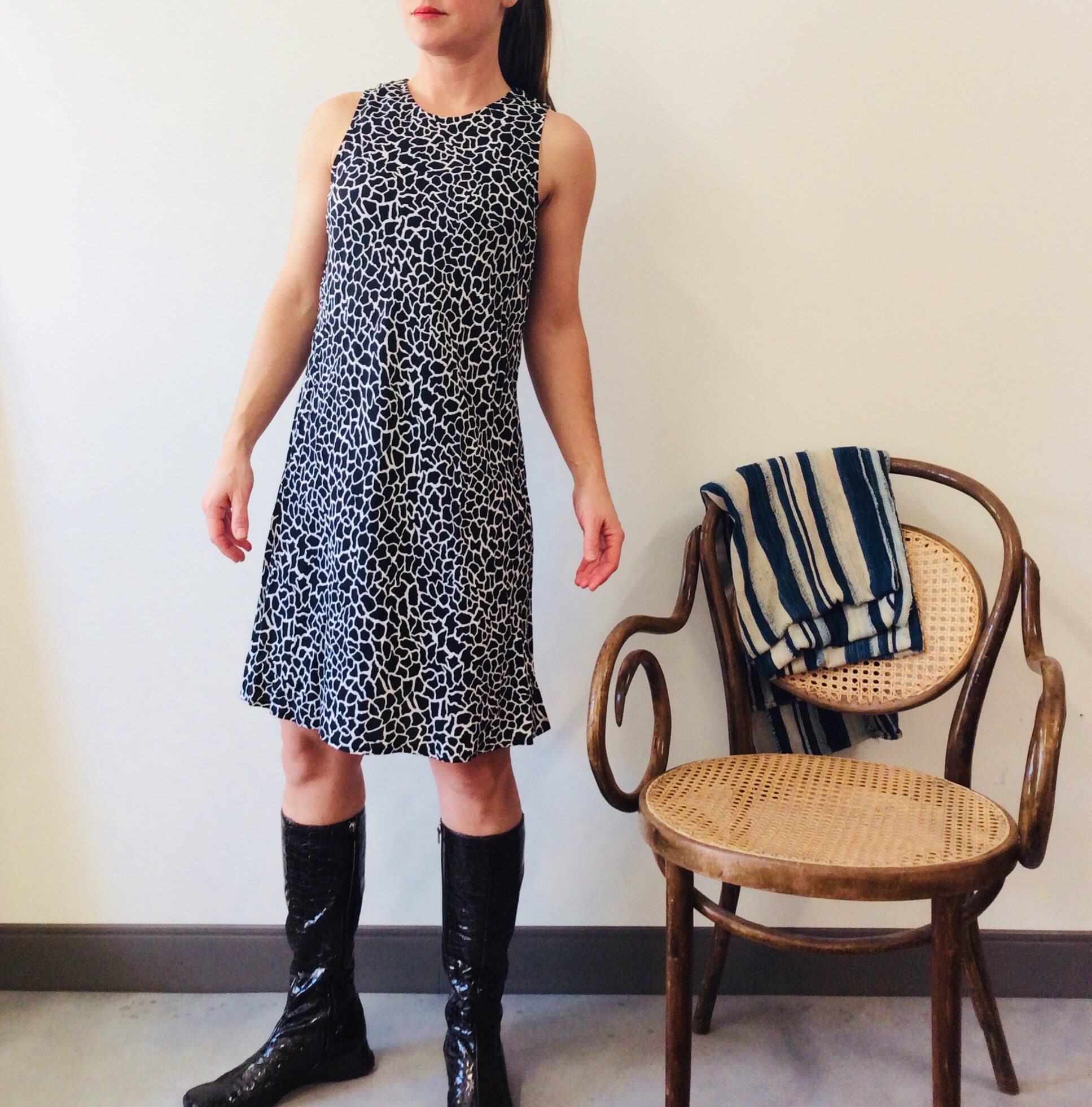 Vestido vintage estampado de jirafa vestido vintage animal - Etsy México Vestido vintage estampado de jirafa vestido vintage animal - Etsy México