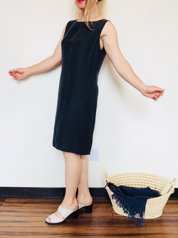 little black silk dress