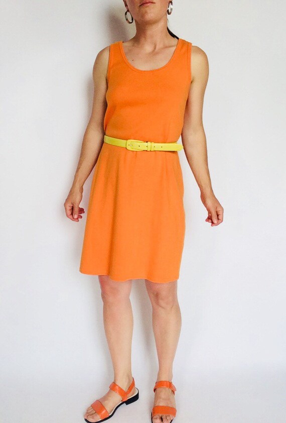 donna karan linen dress
