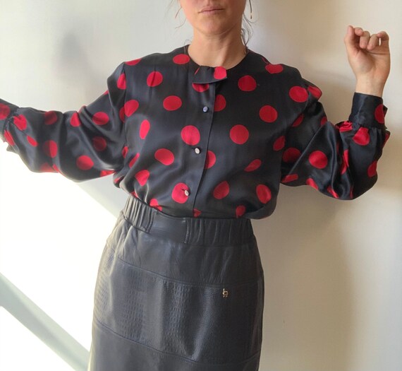 Camicia di hotsell seta nera