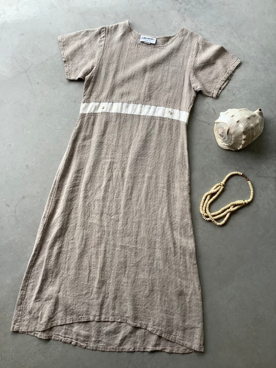 Linen maxi dress grey linen maxi dress long dress