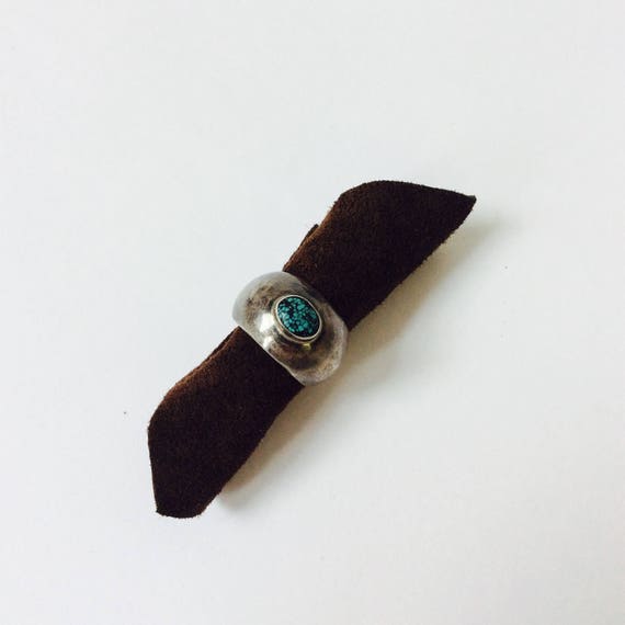 Vintage silver ring size 5 ring vintage turquoise 