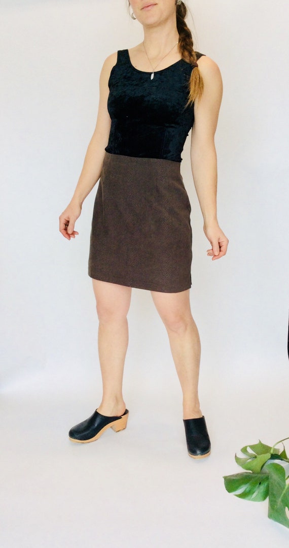 Snakeskin shop bodycon skirt