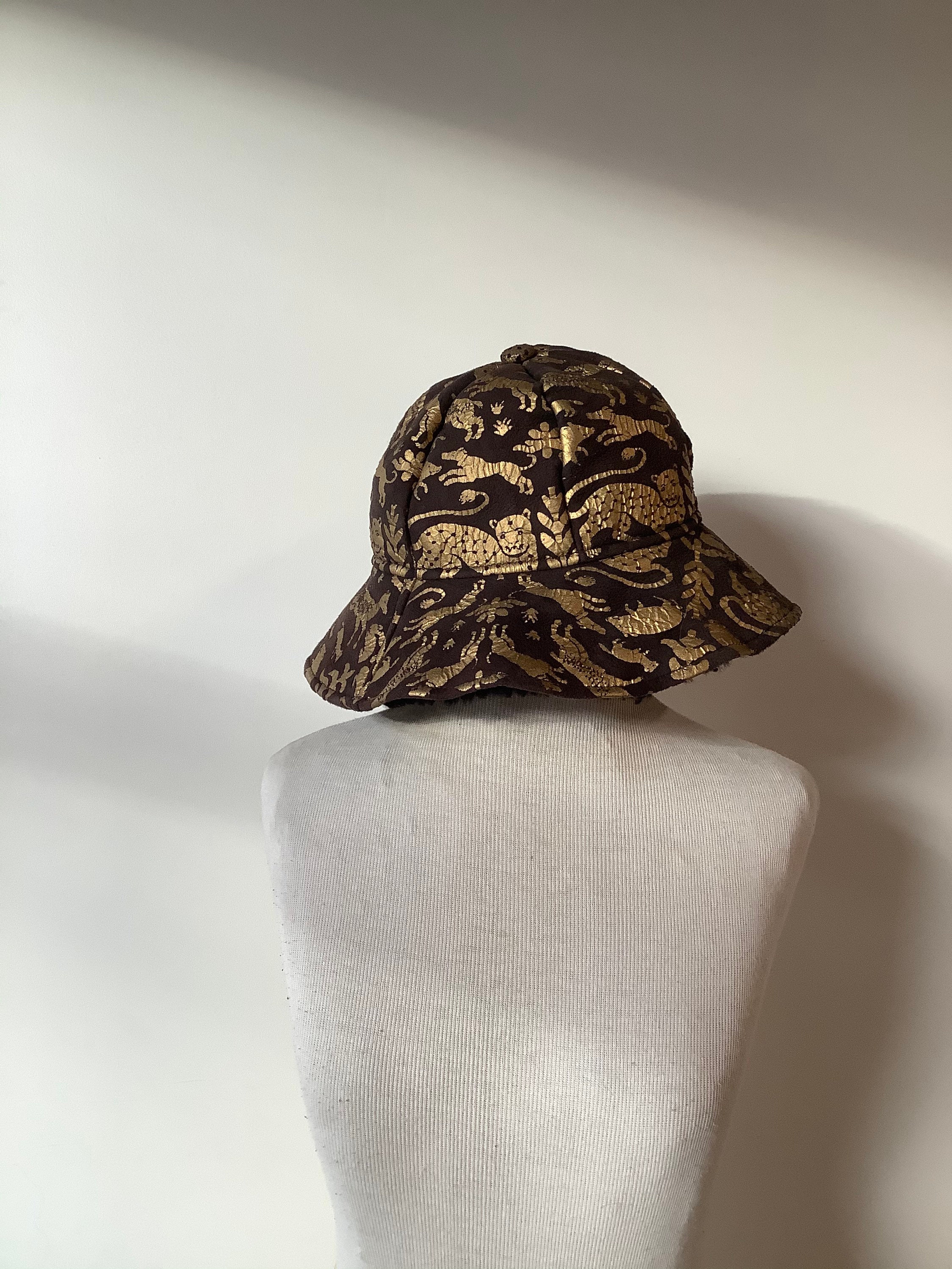 Louis Vuitton Brown Monogram Mink Cloche Vision Bell Hat (Like New), Apparel