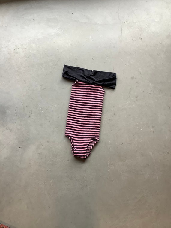 Pink bodysuit striped bodysuit striped onepiece bo