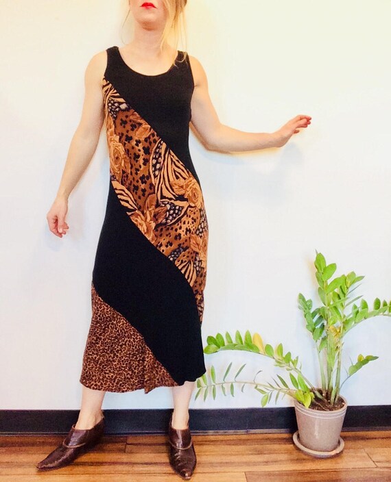 small leopard print dress