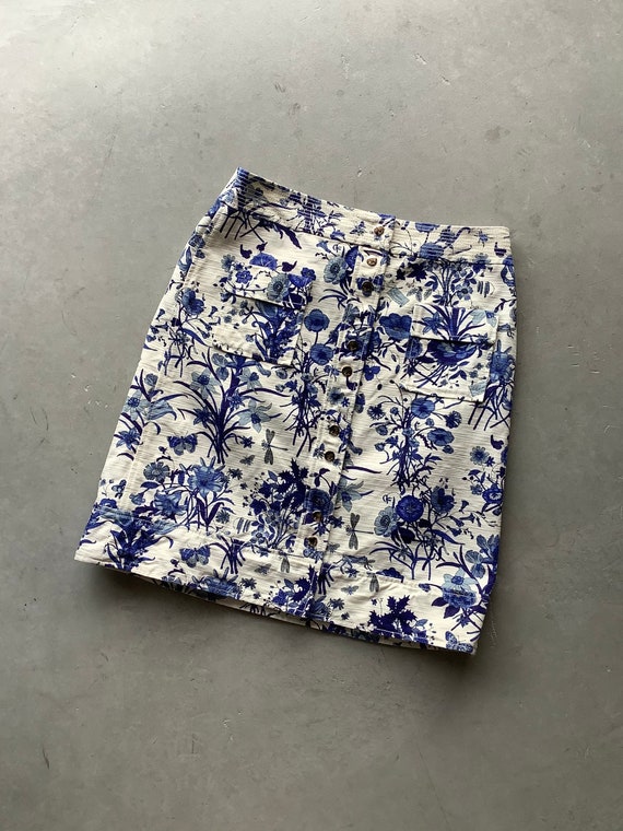 Gucci skirt Gucci mini skirt blue toile skirt Gucc