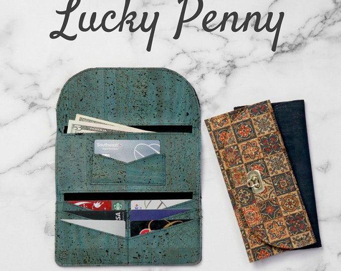 LUCKY PENNY Wallet Sewing Pattern Sallie Tomato Sewing Etsy