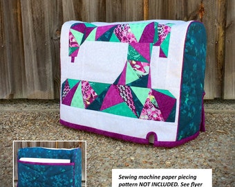 MADE FOR ME sewing machine cover sewing pattern, Andrie Designs sewing pattern, standard or custom fit sewing machine cover!