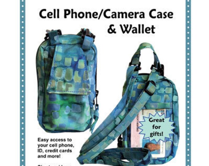 CELL PHONE WALLET Sewing Pattern, by Annie Sewing Pattern, Camera Bag