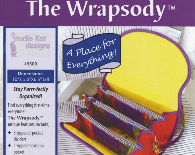 THE WRAPSODY Purse Sewing Pattern, Studio Kat Designs Sewing Pattern