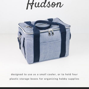 HUDSON COOLER sewing pattern, Sallie Tomato sewing pattern, storage box sewing pattern, lunch cooler pattern, bag sewing pattern!