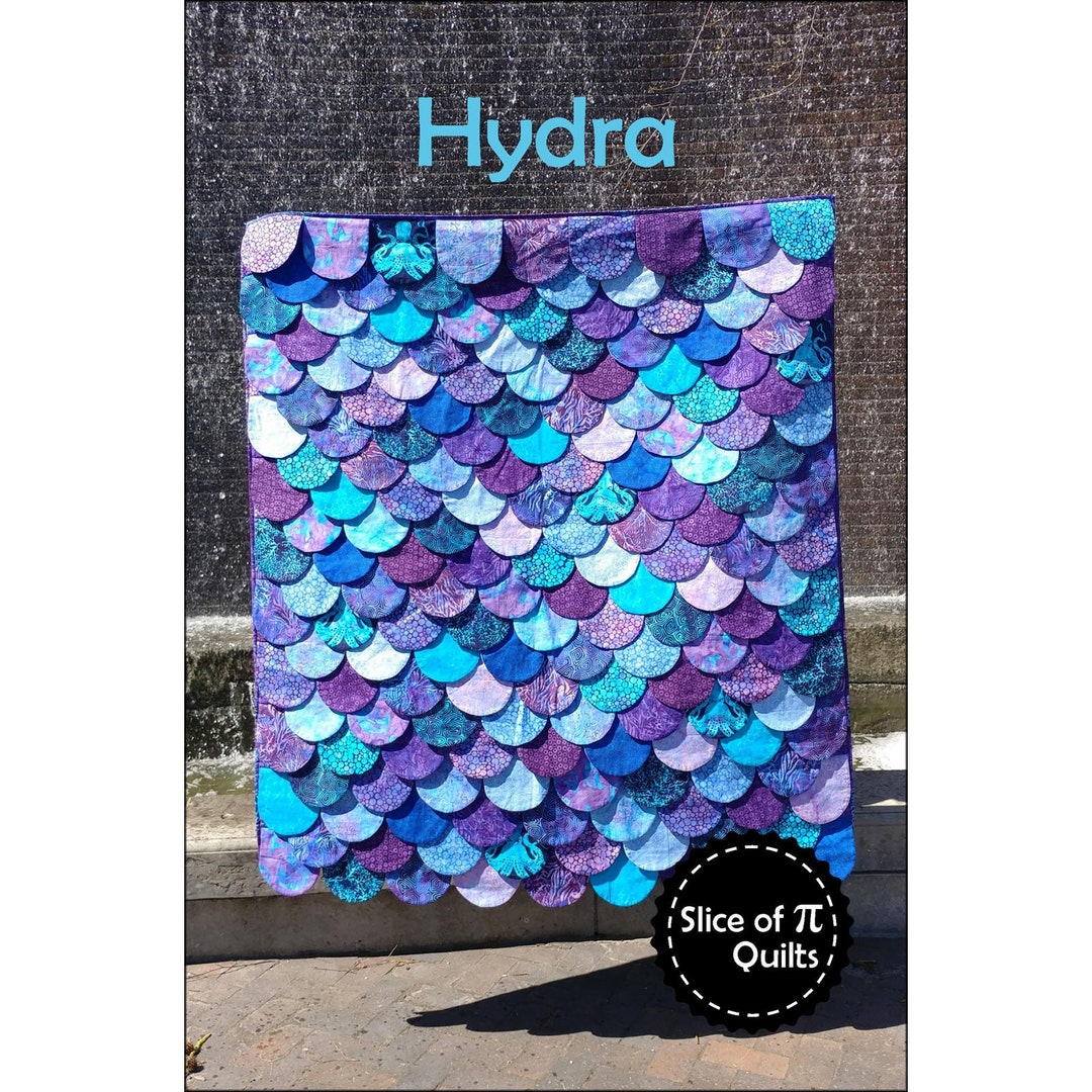 HYDRA MERMAID SCALES Quilt Pattern Slice of Pi Sewing Etsy