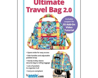 ULTIMATE TRAVEL BAG 2.0 tote sewing pattern, By Annie sewing pattern, luggage sewing pattern, ByAnnie sewing pattern!