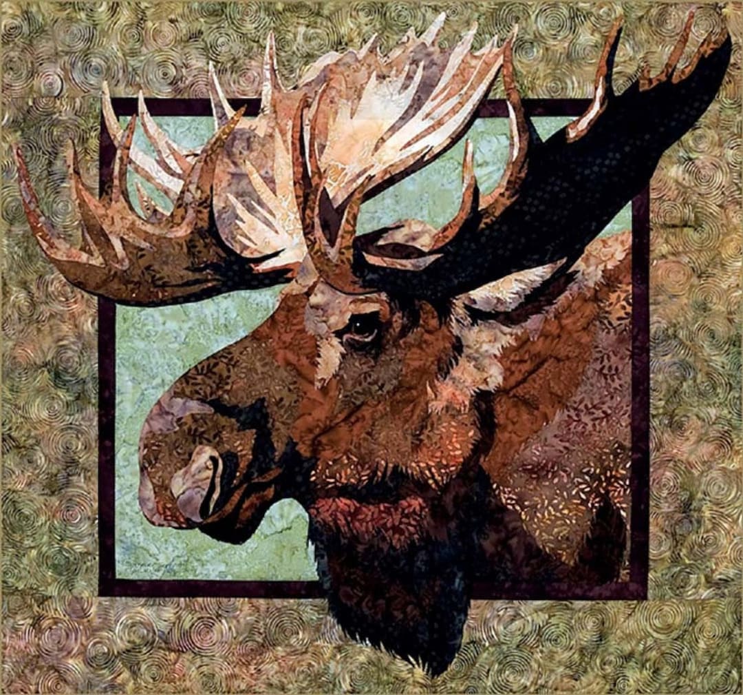 Moose Patterns SUMMER SERENITY MOOSE Sewing Pattern, Toni Whitney Pattern, Fusible ...