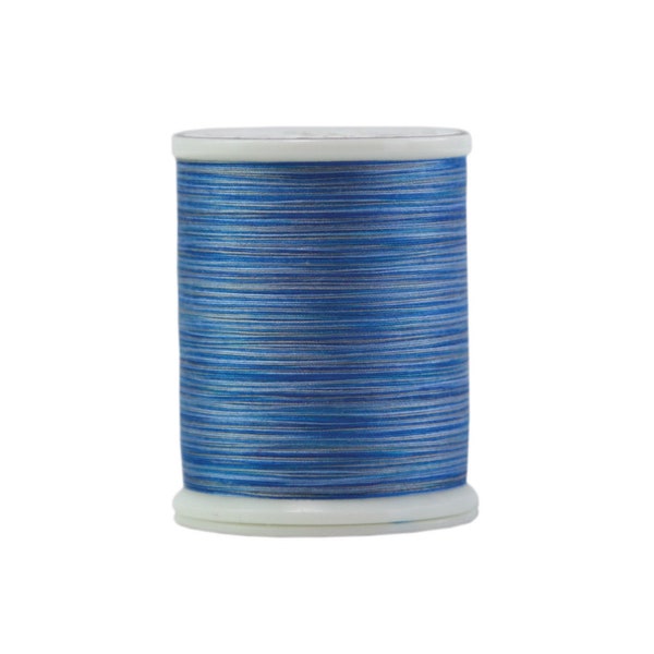 WINDY DAY #1046 King Tut Superior Threads 40 wt. Cotton thread 500 yards, quilting thread, longarm thread, blue variegated thread