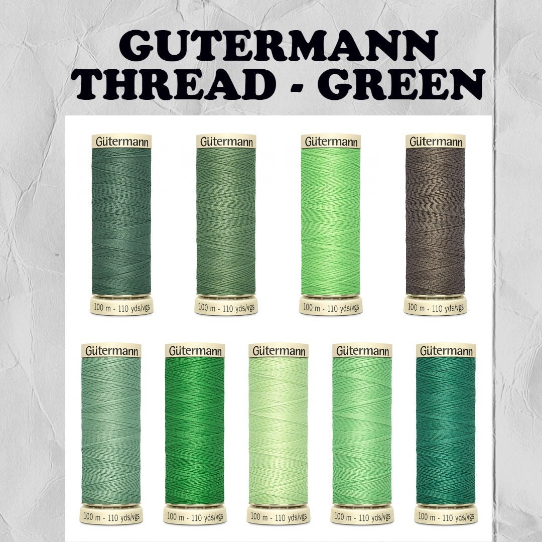 Gutermann Premium Serger Thread 788 Dark Green 1000M