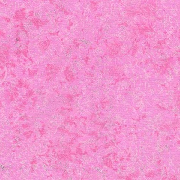 GARDEN pink FAIRY FROST cotton fabric, Michael Miller, 100% cotton fabric, pink blender fabric, metallic glitter fabric!