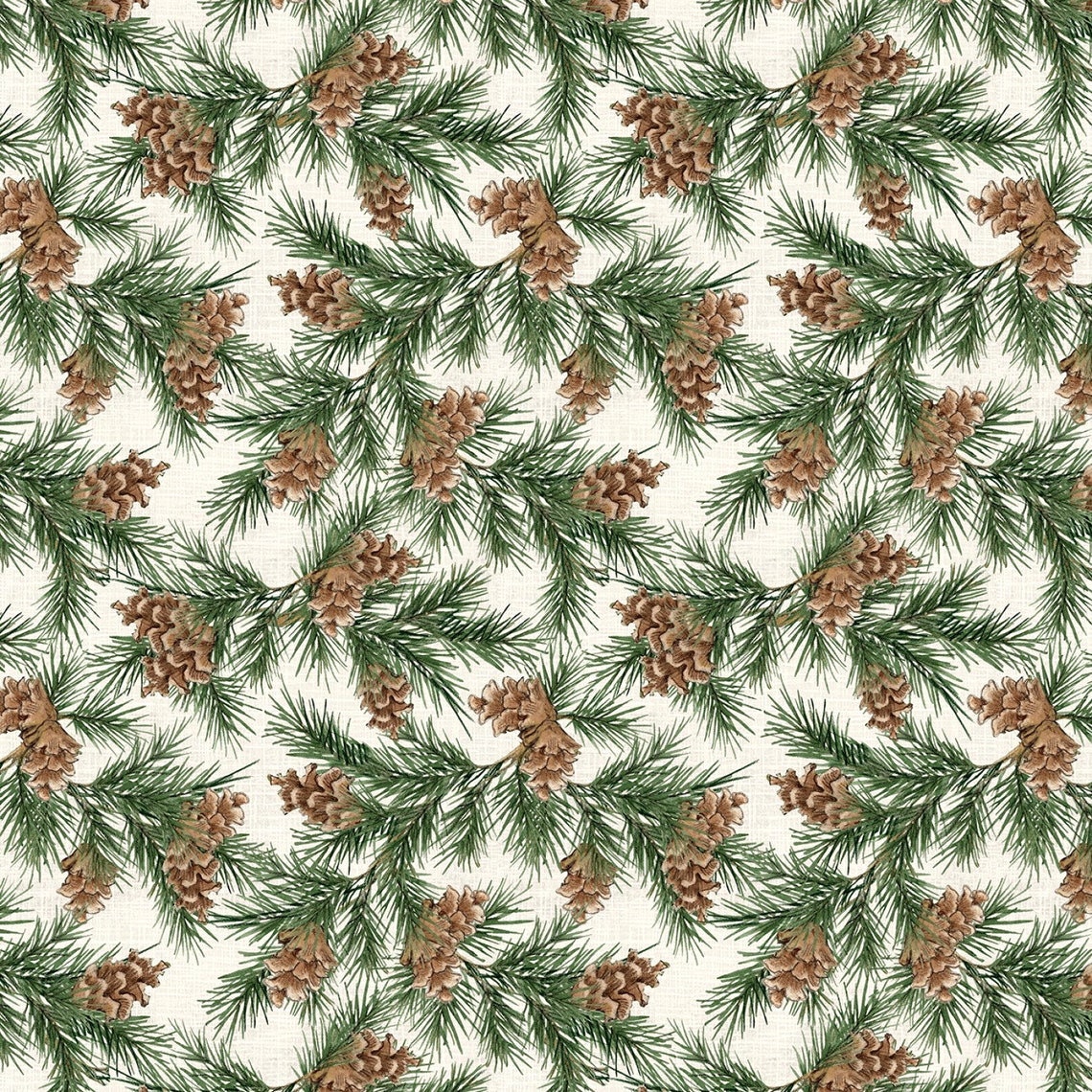 Christmas Fabric, Wilmington Prints Season of Heart 10 Karat