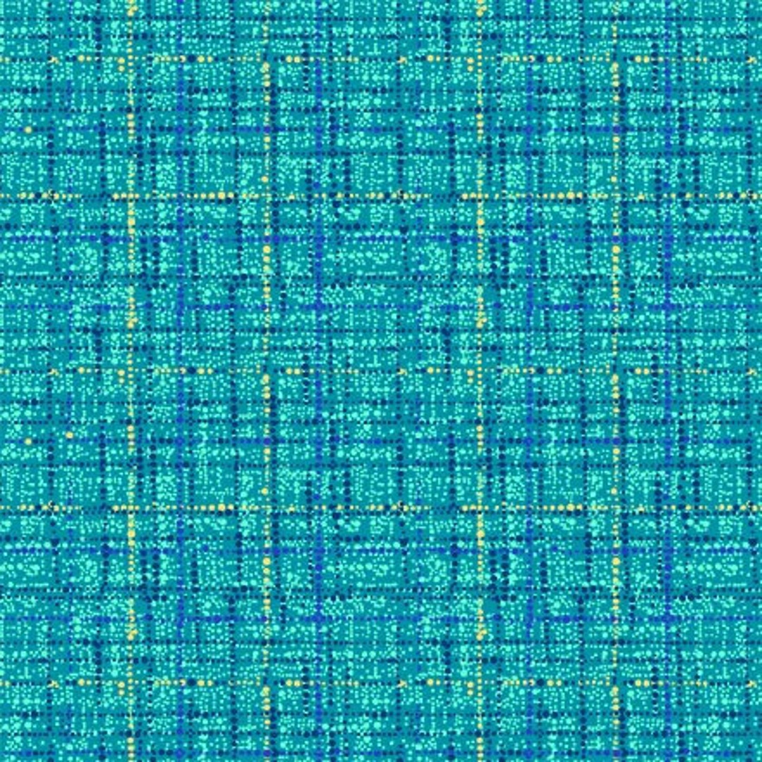 end-of-bolt-coco-caribbean-textured-grid-11-x-44-cotton-fabric-michael