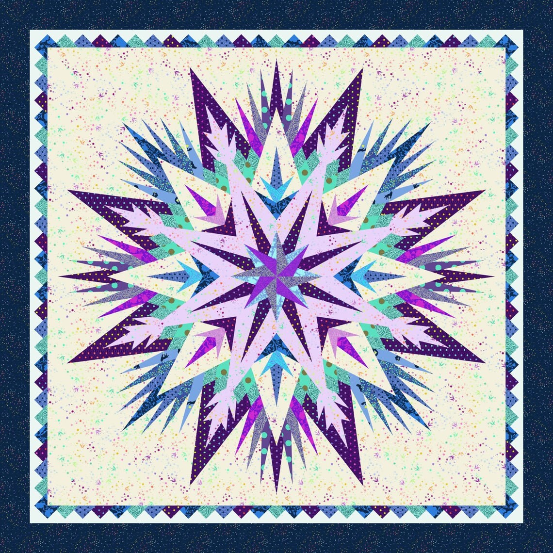Tula Pink COSMIC SHIMMER Quilt Pattern Quiltworx Pattern Etsy
