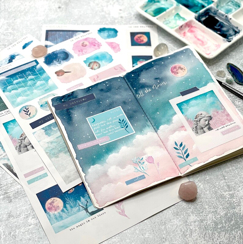In The Heavens Journal Kit-STICKERS