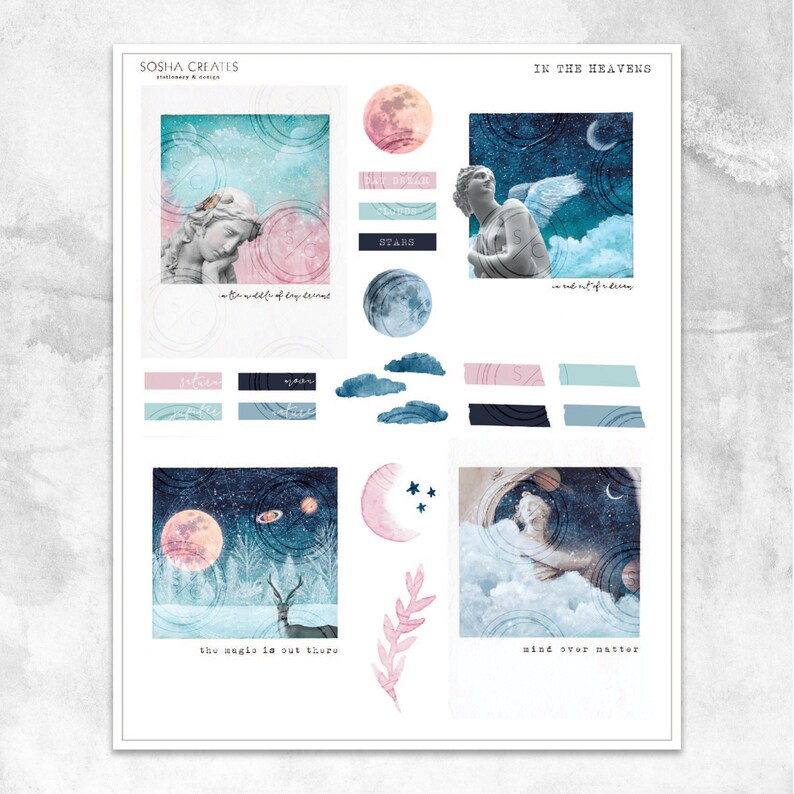 In The Heavens Journal Kit-STICKERS