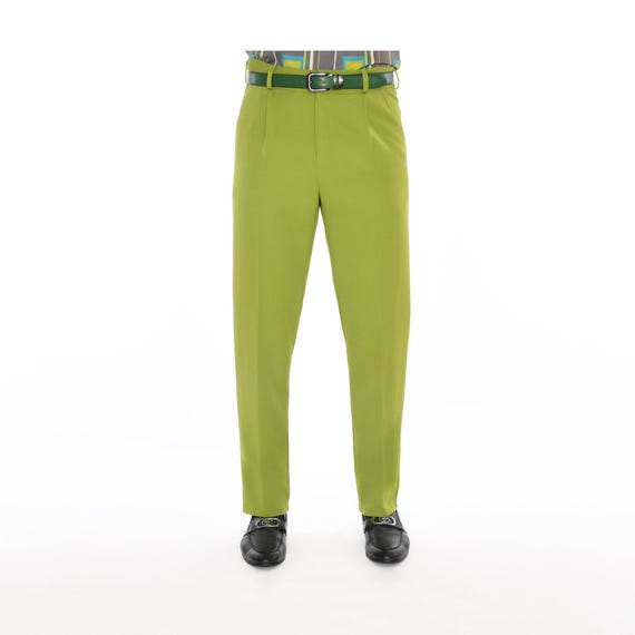 green skinny dress pants Men's Chartreuse Slim Fit Gabardine – Tailored Modern Fit junior homecoming dresses short