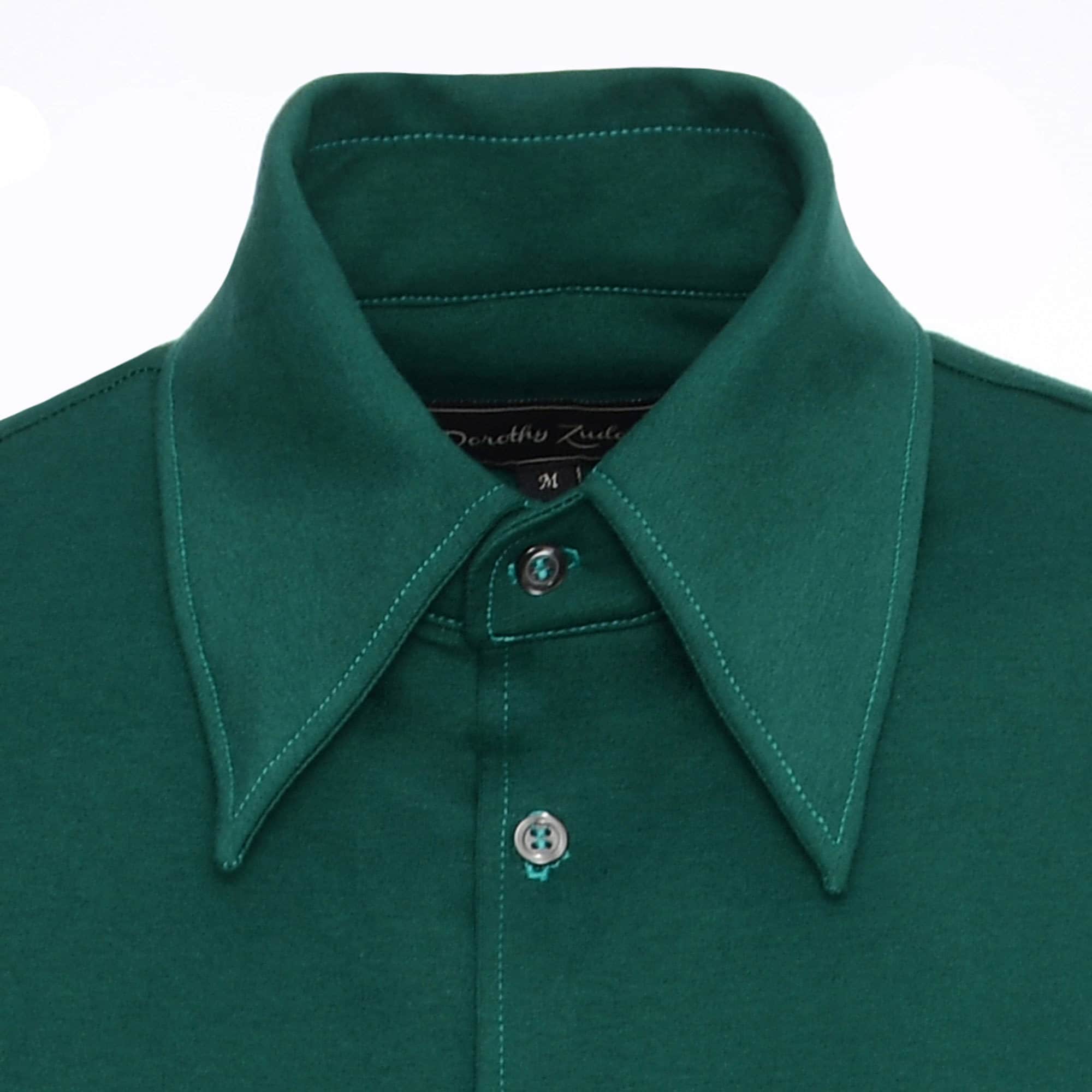 men's dress shirts emerald green Colorful Standard Linen SS Shirt main image 1