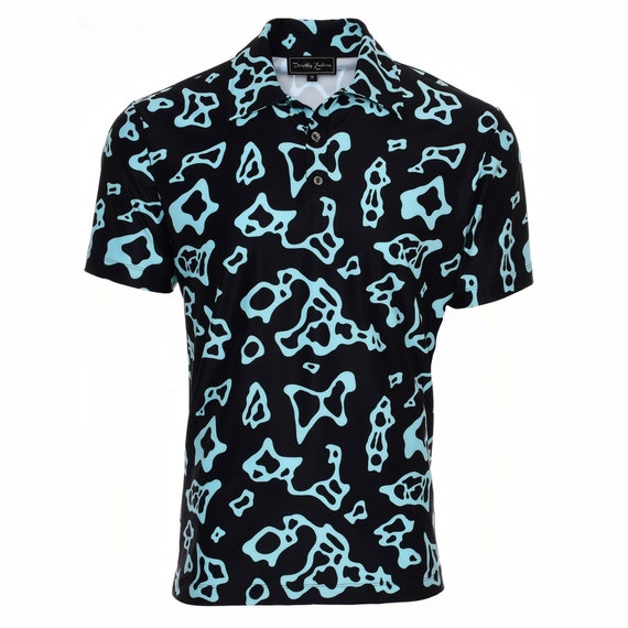 Mens aqua polo shirt cheap