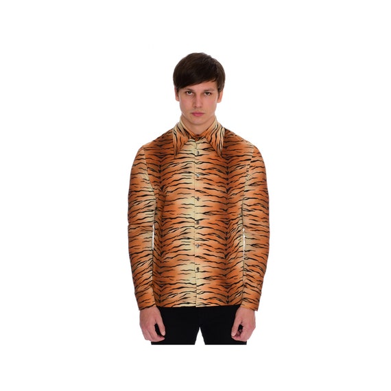 Tiger Print Shirt - Men - OBSOLETES DO NOT TOUCH