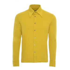 chartreuse mens dress shirt Men's Plaid Long Sleeve Shirt in Chartreuse Multi | Men's Shirts
