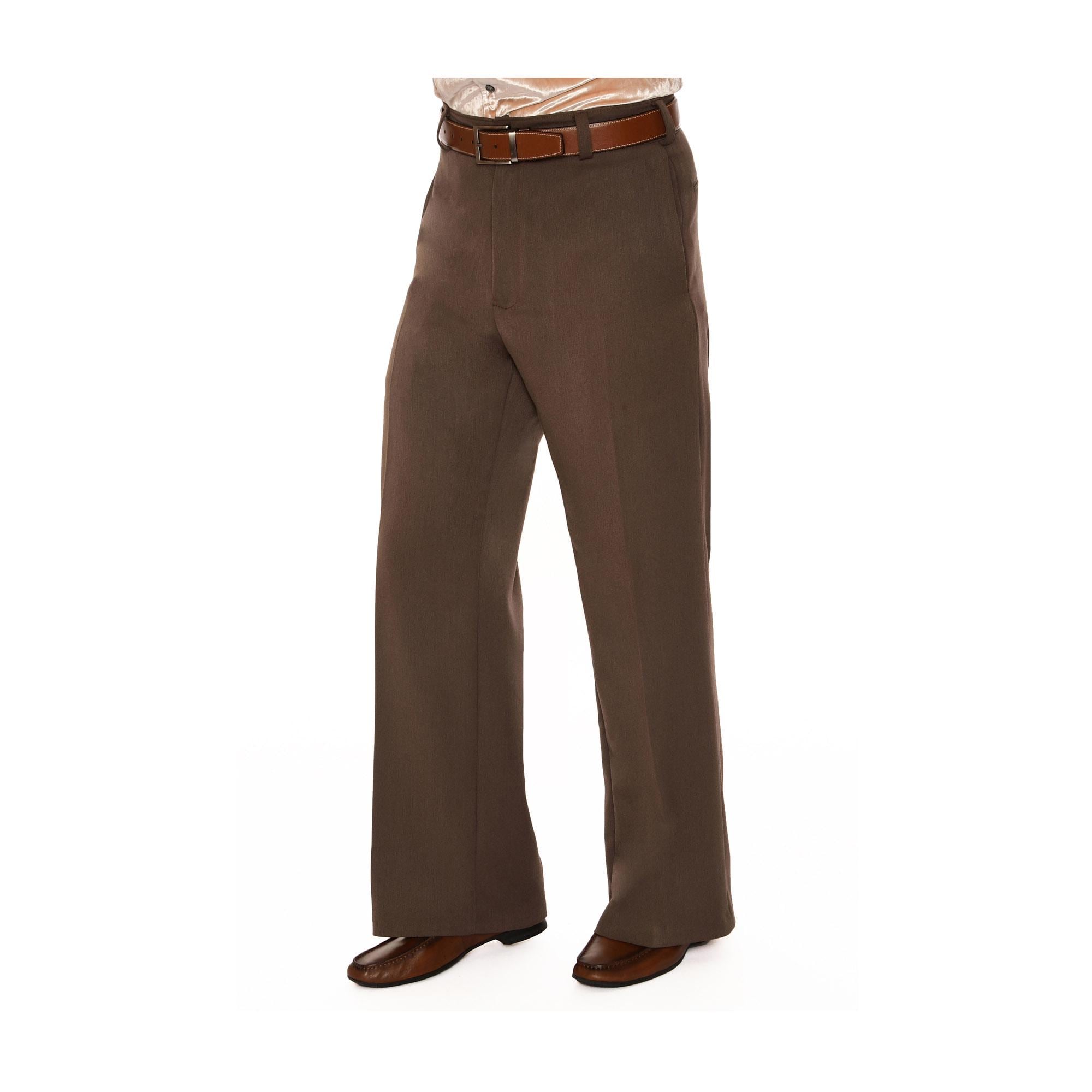 brown wide leg dress pants Mark My Words Brown High Waisted Wide Leg Trousers
