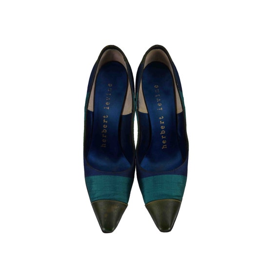 Vintage 1950s Herbert Levine Pumps | Retro 50s Bl… - image 2