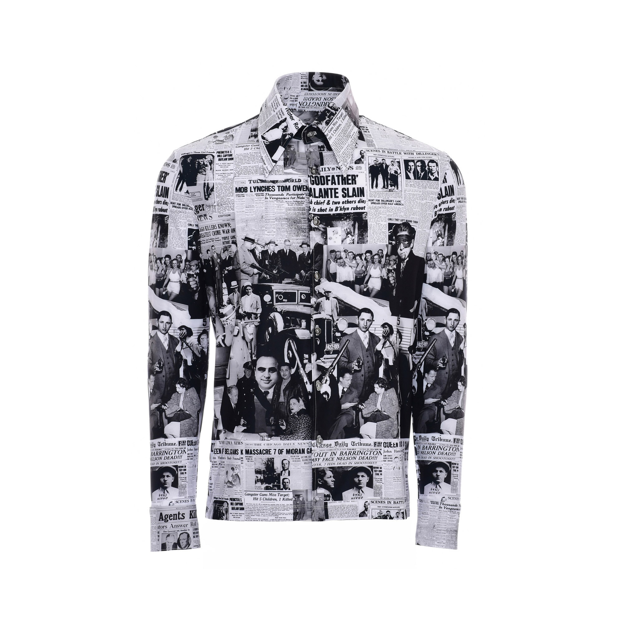 newspaper dress shirt EMERY ROSE Black White Newspaper Print Maxi Shirt Dress Women Wedding Guest Summer Party Formal Collared Regular Fit Long Sleeve Woven Fabri,S